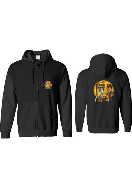 Weapon Fermuarlı Kapşonlu Sweatshirt BLL1330