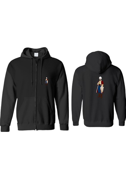 Piri Reis Fermuarlı Kapşonlu Sweatshirt BLL1443