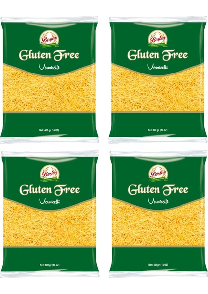 Glutensiz Tel Şehriye 400  gr 4 Adet Gluten Free