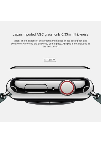 Apple Watch Uyumlu 42mm (2-3-4-5-6-Se) 3D Tam Kapatan Kavisli Ekran Koruyucu A+ Yüksek Kalite Şeffaf indirimleri