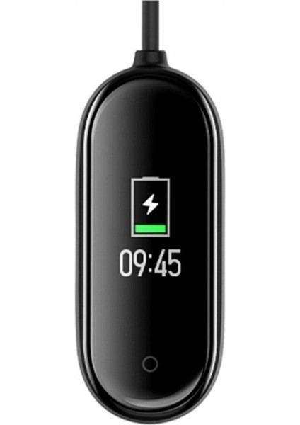 Mi Band 4 Uyumlu Yüksek Kalite USB Şarj Cihazı Kablosu Siyah modelleri