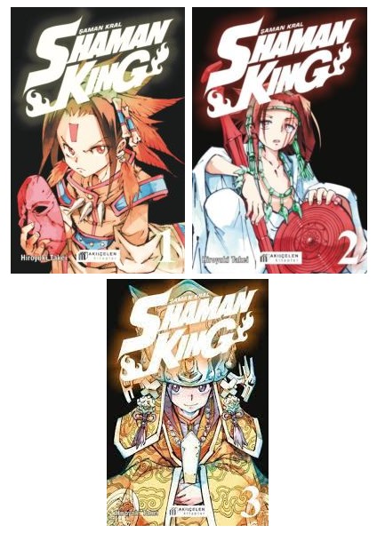 Shaman King 1-2-3. Ciltler Manga Seti - Hiroyuki Takei