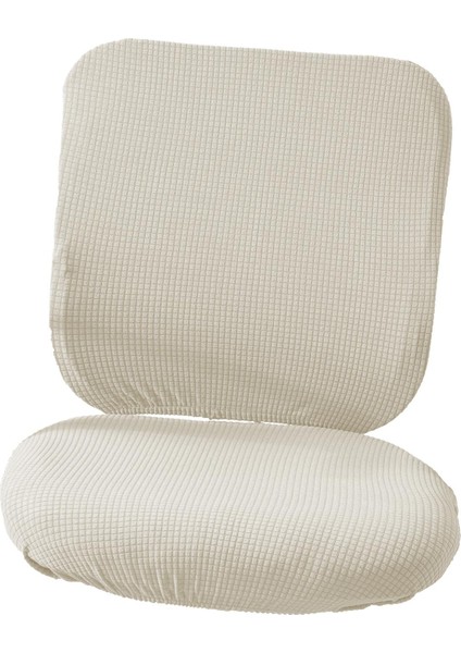 Streç Bilgisayar Sandalye Kapak Slipcover Döner Sandalye Kapak Döner Sandalye Kırmızı (Yurt Dışından)