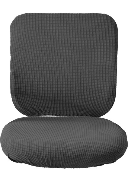 Streç Bilgisayar Sandalye Kapak Slipcover Döner Sandalye Kapak Döner Sandalye Kırmızı (Yurt Dışından)