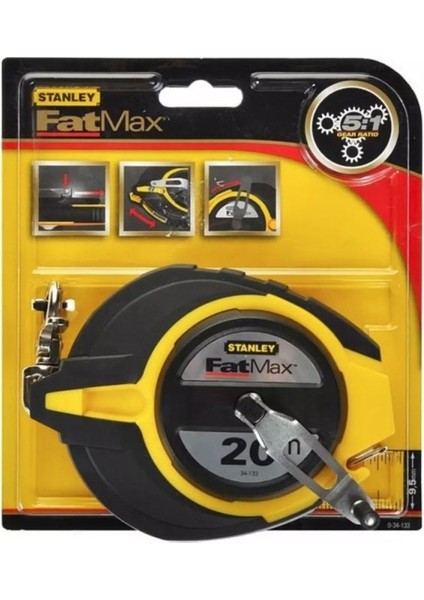 0-34-133 Fatmax Arazi Şerit Metre 20 Metre 9.5mm