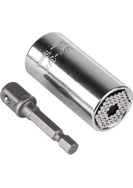 Evrensel Tork Anahtarı 7-19MM Soket Başlı Çok Fonksiyonlu Evrensel Kol (Yurt Dışından)