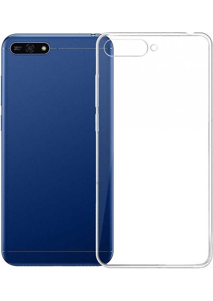 Huawei Y7 2018 Kılıf Süper Şeffaf Silikon