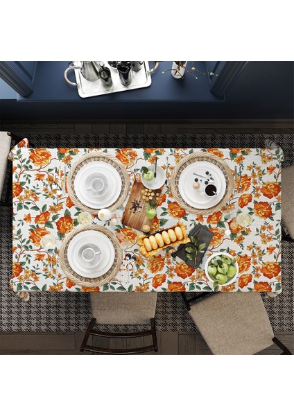 Orange Lotus Masa Örtüsü 160X220CM fiyatları