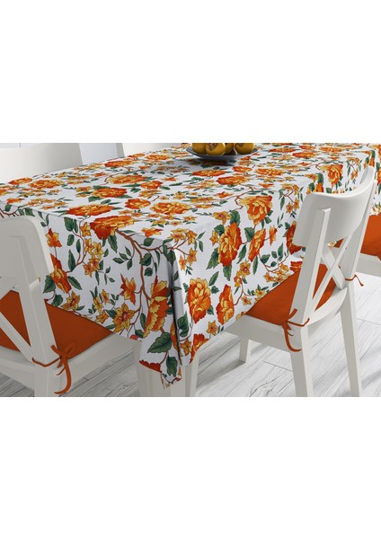 Orange Lotus Masa Örtüsü 160X220CM fırsatları