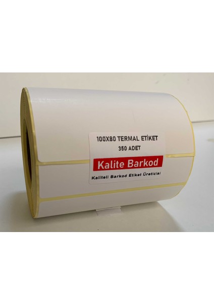 100X80 Termal Etiket | 15 Rulo Barkod Etiketi