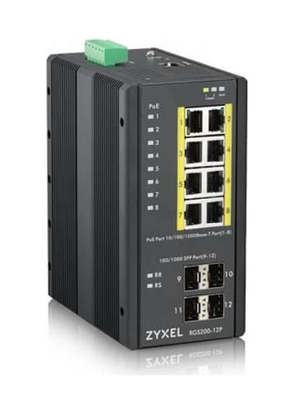 RGS200-12P 12 Port Gigabit Yönetilebilir Poe Switch