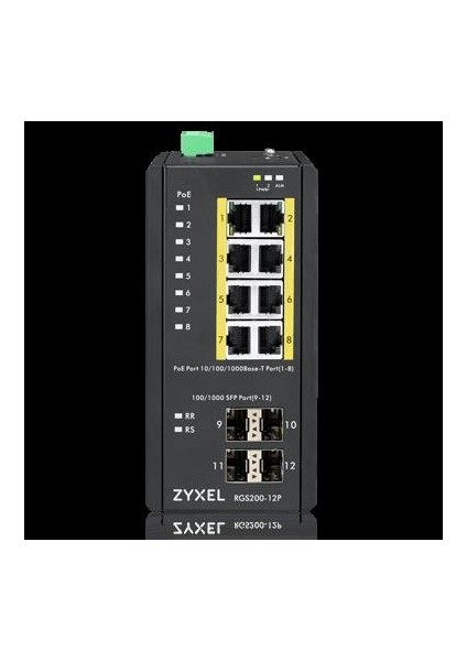 RGS200-12P 12 Port Gigabit Yönetilebilir Poe Switch