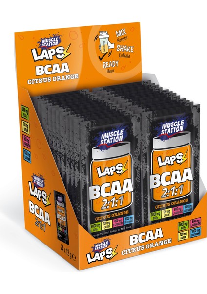 Bcaa Citrus Orange 24X12 gr