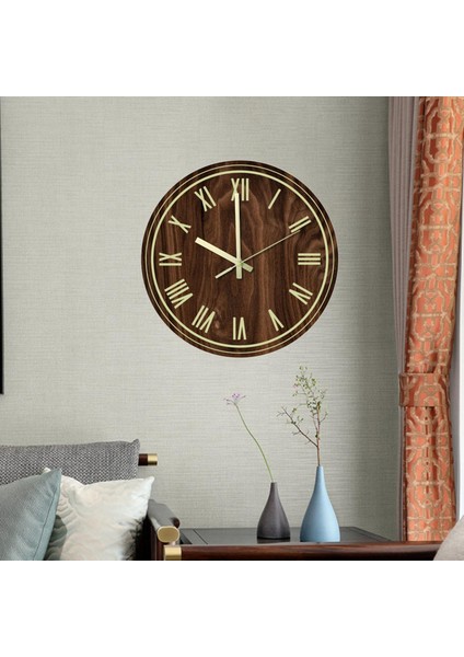 12 '' Modern Aydınlık Duvar Saati Git Olmayan Glow Ev Home Için Karanlık Sessiz (Yurt Dışından)