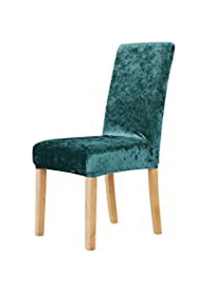 Ipek Kadife Sandalye Kılıfı,sandalye Örtüsü, Lastıkli, Standart 1 Adet