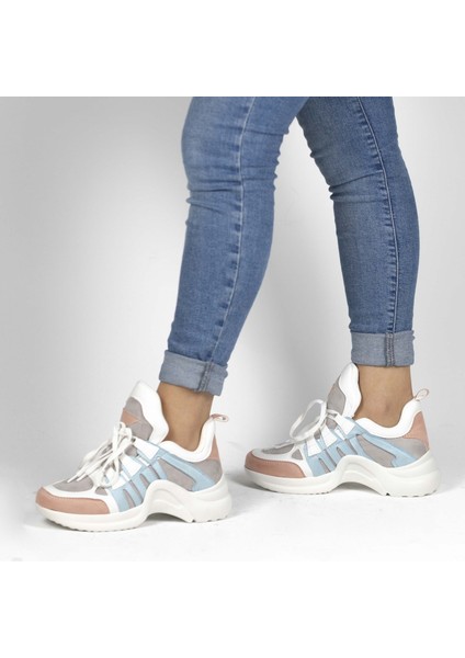 Kadın Renkli Sneakers Ayakkabı