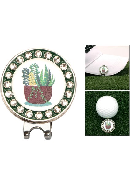 Çinko Alaşım Çıkarılabilir Golf Topu Işaretleyiciler Manyetik Şapka Klipsi Anti-Pas Putt F (Yurt Dışından) indirimleri