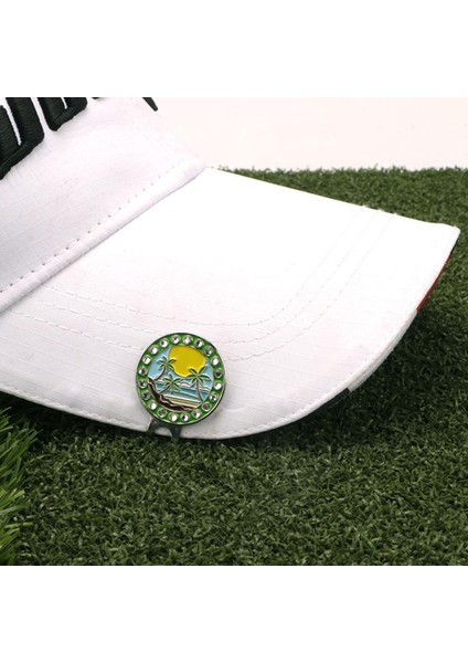 Çinko Alaşım Çıkarılabilir Golf Tüm Markerler Manyetik Şapka Klipsi Anti-Pas Putt B (Yurt Dışından)