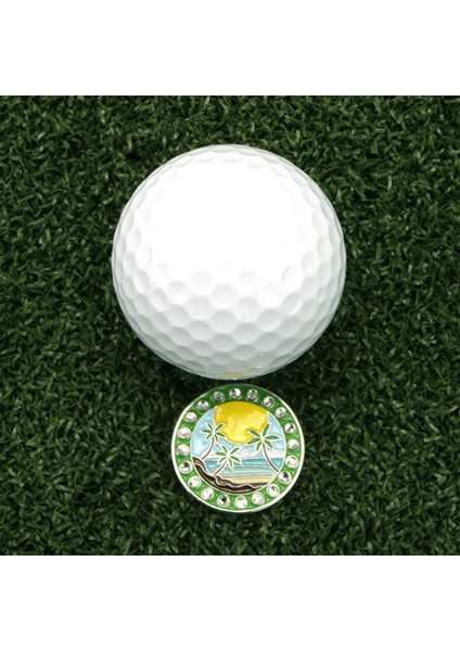 Çinko Alaşım Çıkarılabilir Golf Tüm Markerler Manyetik Şapka Klipsi Anti-Pas Putt B (Yurt Dışından)
