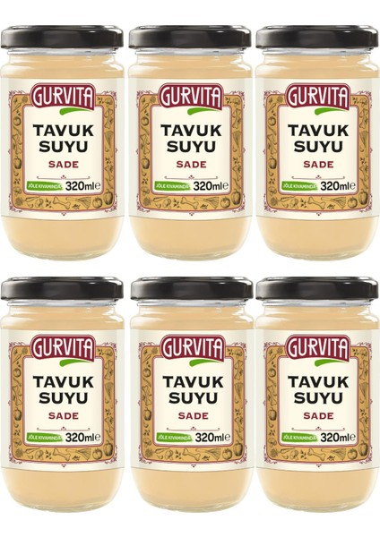 Tavuk  Suyu Sade 320 ml 6'lı