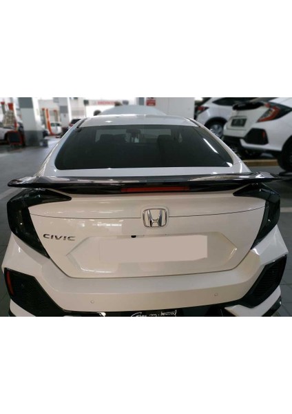 Honda civic fc5 uyumlu turbo spoiler si ışıklı boyasız 2016+ fiyatları