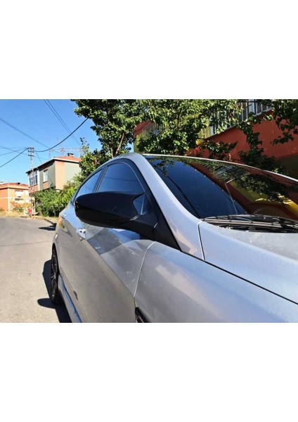 Hyundai era blue ayna kapağı yarasa pianoblack 2005+ modelleri