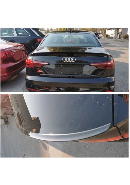 Audi a4 s4 bagaj üstü spoiler 2019+ piano black