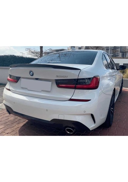 Bmw g20 bagaj üstü spoiler m performance pianoblack 2019+