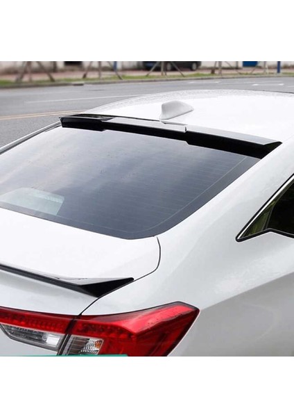 Honda accord uyumlu cam üstü spoiler piano black 2018+