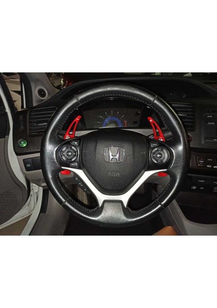 Honda civic fb7 uyumlu paddle shift (f1 vites kulakçığı) kırmızı 2012-15 fiyatları