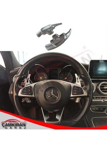 MERCEDES 2015+ C- GLC- GLE- S- CLA- GLA PADDLE SHIFT (F1 VITES KULAKCIK) SILVER