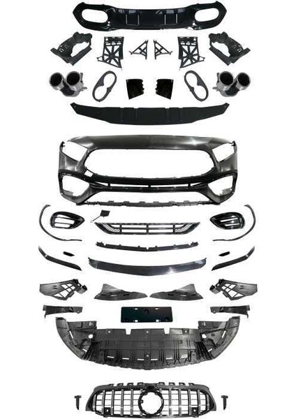 Mercedes w177 sedan a45 body kit tampon seti 2018+