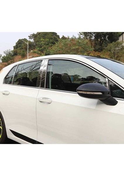 Vw golf 8 üst cam çıtası kenar çıtası krom 6 parça