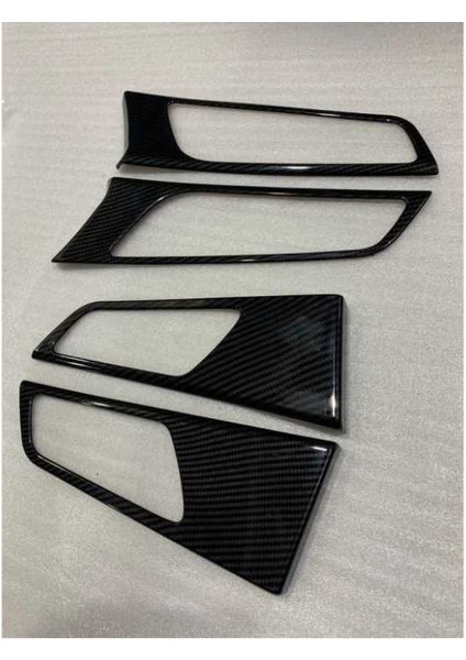 HYUNDAI TUCSON 2015-2018 IC KAPI KOLU KAPLAMA - KARBON