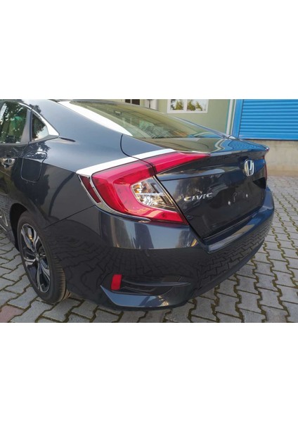 Honda civic fc5 uyumlu arka stop kaplaması krom 2016+ fırsatları