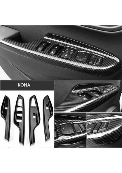 HYUNDAI KONA KAPI KOLÇAK KAPLAMA - KARBON