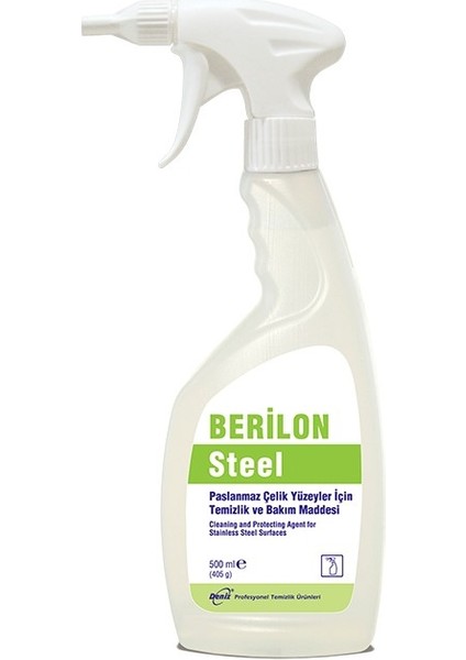 Steel Paslanmaz Çelik Yüzey Temizleme Maddesi 500 ml
