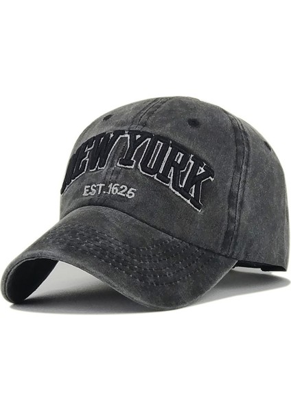 Gri New York Lette Balıkçılık Erkek Beyzbol Şapkaları Kadın Snapback Nakış Baba Şapka Adam Çocuklar Trucker Gorra Yaz Fisher Erkek Kap (Yurt Dışından)