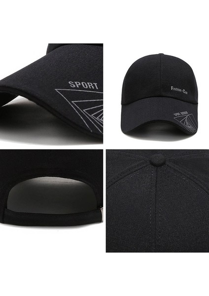 Siyah Açık Golf Balıkçılık Şapkaları Erkekler Içın Sonbahar Bahar Eş Koruma Beyzbol Şapkaları Ayarlanabilir Spor Erkek Vizör Eş Şapkaları (Yurt Dışından) fırsatları
