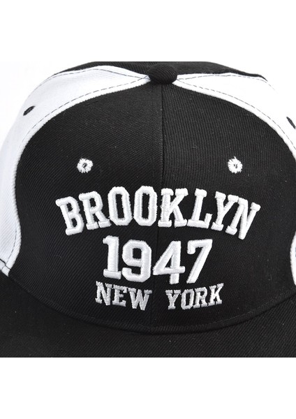 Siyah Moda Mektup Şapka Erkekler Kadınlar Içın Nakış Çıft Beyzbol Şapkaları Düz ​​snapback Hip Hop Kapaklar Paneli Tam Kap Şapka Beyzbol Şapkaları (Yurt Dışından)