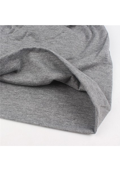 Gri Kadın Güz Ince Pamuklu Erkekler Skullies Beanies Bahar Bere Şapka Kadınlar Içın Katı Şapkalar (Yurt Dışından) fırsatları