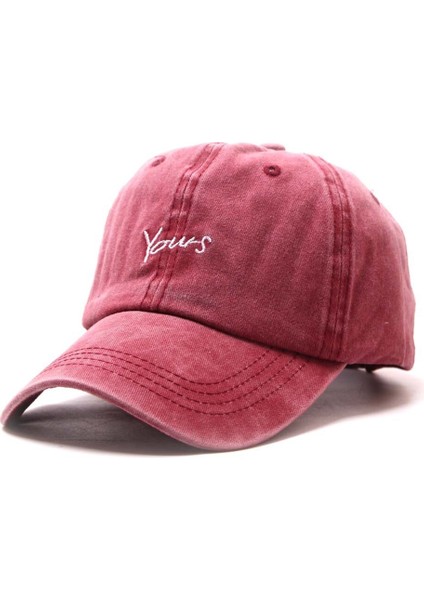 Kırmızı Yeni Kamyon Şoförü Şapka Gorras Erkek Kapakları Mektup Beyzbol Şapkası Açık Pamuklu Spor Kapakları Kadın Kemik Kavisli Yıkanmış Retro Yaz Baba Şapkaları (Yurt Dışından)