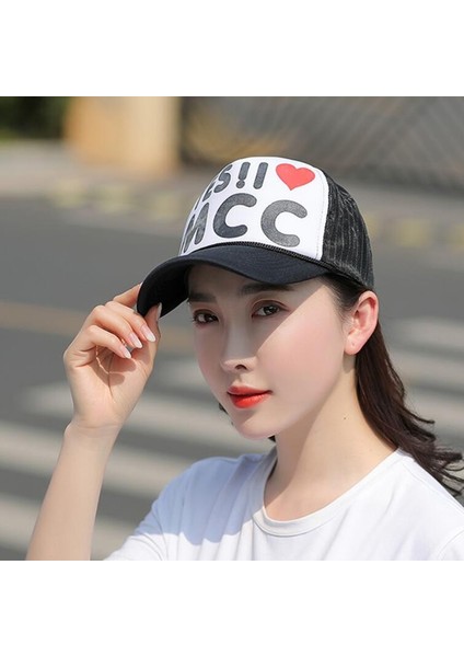 Siyah Unisex Pamuk Açık Beyzbol Şapkası Kafatası Nakış Snapback Moda Spor Şapkalar Erkekler Kadınlar Içın Kap (Yurt Dışından)