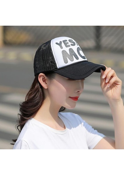 Siyah Unisex Pamuk Açık Beyzbol Şapkası Kafatası Nakış Snapback Moda Spor Şapkalar Erkekler Kadınlar Içın Kap (Yurt Dışından)