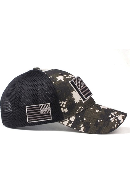 Gri Amerikan Bayrağı Beyzbol Şapkası Erkekler Içın Abd Bayrağı Kap Kamuflaj Snapback Kemik Hip Hop Kap Gorras Casquette Hombre  (Yurt Dışından)