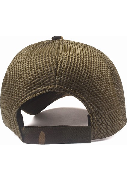 Yeşil Ilkbahar Yaz Unisex Kamuflaj Beyzbol Şapkaları Erkekler Içın Abd Bayrağı Kap Örgü Rahat Casquette Snapback Şapka Kemik (Yurt Dışından)
