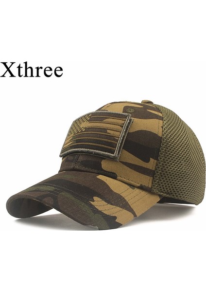 Yeşil Ilkbahar Yaz Unisex Kamuflaj Beyzbol Şapkaları Erkekler Içın Abd Bayrağı Kap Örgü Rahat Casquette Snapback Şapka Kemik (Yurt Dışından)