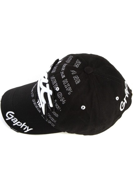 Siyah Snapback Şapkalar Beyzbol Şapkası Şapkalar Hip Hop Gömme Ucuz Şapkalar Erkekler Kadınlar Içın Gorras Kavisli Ağız Şapkaları Hasar Kapağı (Yurt Dışından)