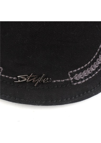 Siyah Moda Erkek Bere Kap Pamuklu Şapkalar Erkekler Içın Eşlikler Sunhat Gorras Planas Kapaklar Ayarlanabilir Bereler (Yurt Dışından) fiyatları