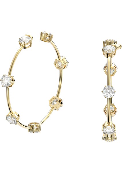 5622722 Swarovski Küpe Constella:pe Hoop White/gos